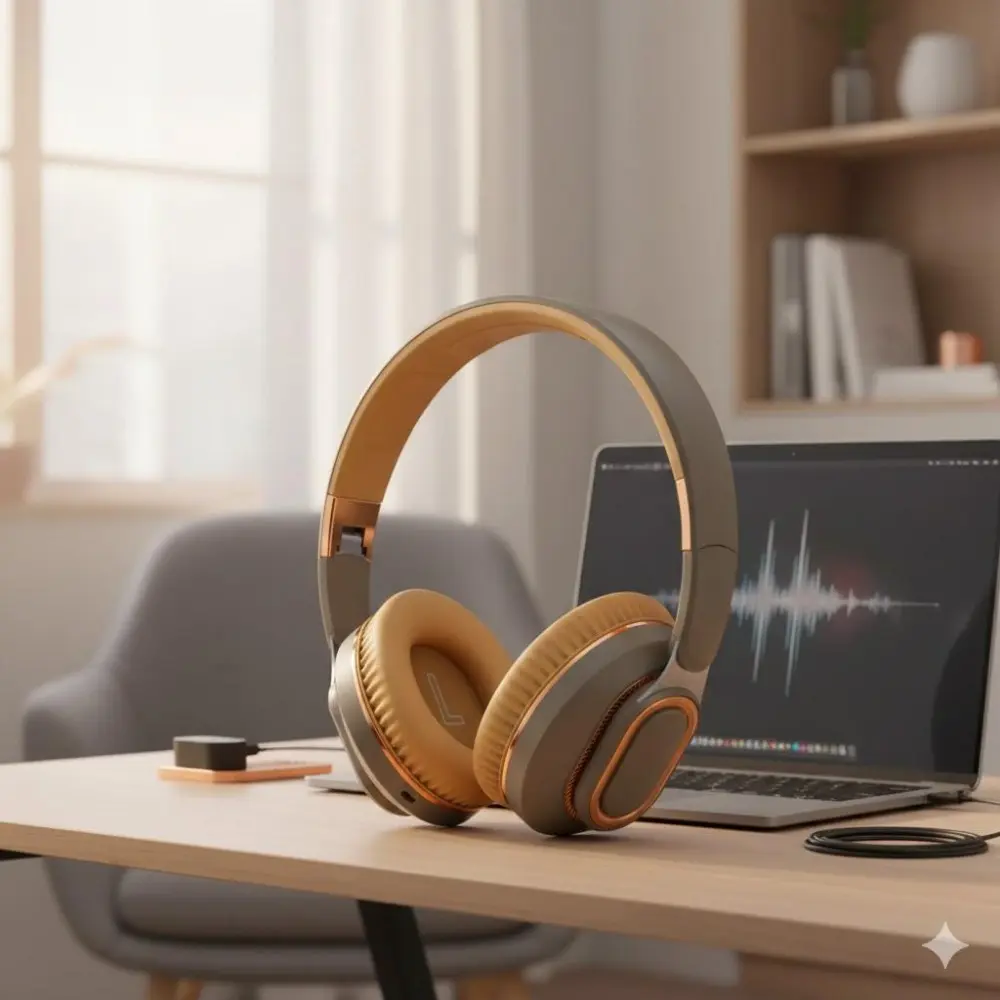 Wireless Gaming Headset Bluetooth 5.0 Ultra-Low Latency HiFi Sound Memory Foam Ear Cushions Detachable Mic Multi-Function Controls Compatible with PC Phone PS4 Esports Music All-in-One Gear