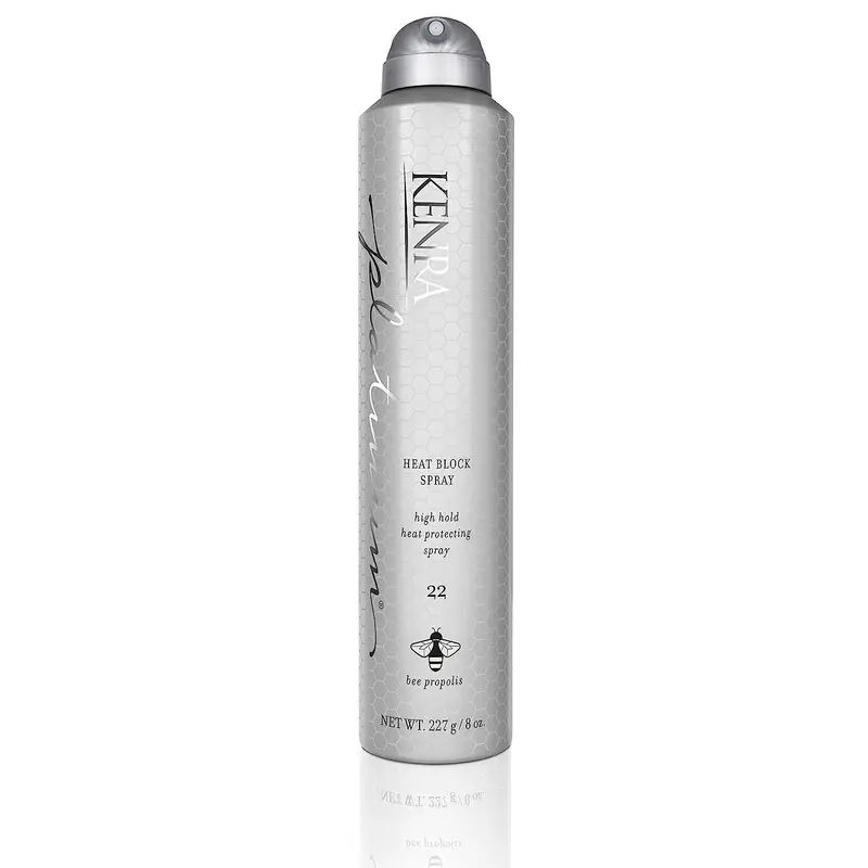Heat Block Spray # 22 - 8 fl oz Gel Haircare edge control Long Lasting Hold Platinum