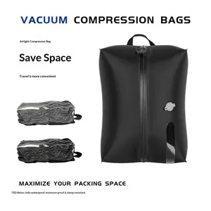Travel Storage Technology! 1 Tpu Vacuum Compression Bag, Travel Organizer, Waterproof Moisture-Proof, Instantly Slim Clothes, Super Portable Business Trip, Save Space