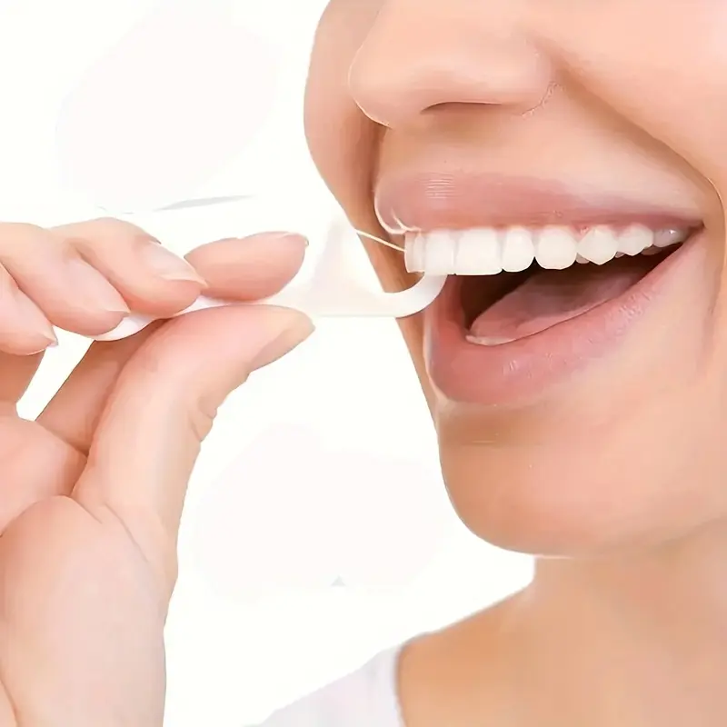 Portable Disposable Floss Picks Set, 50 Pieces Oral Care Tools, Effective Teeth Cleaning Aid, Convenient Dental Hygiene Solution