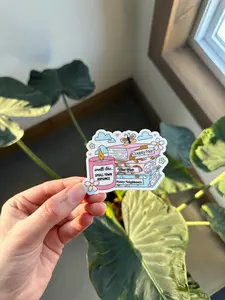 Smells Like Small Town Romance Sticker - Cute Romance Novel Sticker