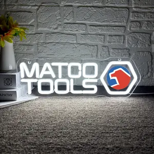 Tools Neon Sign, Dimmable Shop Neon Light Sign Home Decor Wall Art Sign,USB Powered for Garage Auto Repair Workshop Bar Beer Christmas Gifts