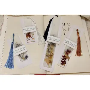 Resin Bookmark with Tassel, Custom Bookmark, Gift for Readers, Book Lovers, Stocking Stuffer, Gifts for Her, Book Accessories, Personalized