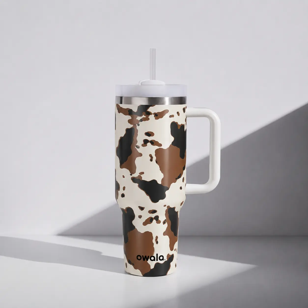 [Limited Edition 2026] Owala 40oz Hayride Insulated Tumbler with Handle – Leakproof Stainless Steel Travel Mug with Straw Lid for Gym, Car & Daily Hydration