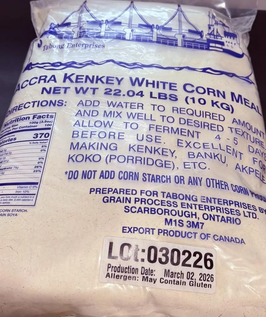 Accra Kenkey(Corn Powder) -  22lbs