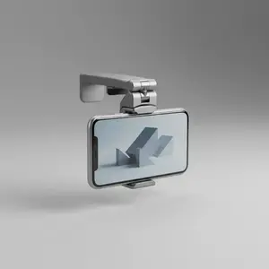 360 Degree Rotatable Multipurpose Phone Holder, 1 Count Universal Multi-angle Adjustable Airplane Phone Rack For Flying Traveling, Business Trip