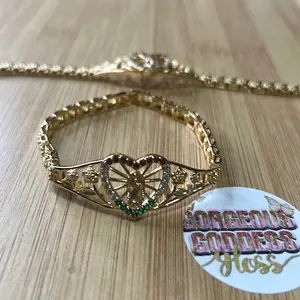 Virgin Mary Cuban Tennis Fashion Bracelet