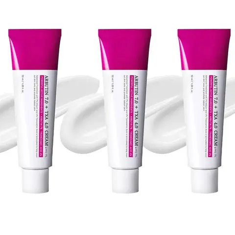 7% Arbutin Power Brightening Moisturizer Cream - 40000ppm Arbutin, 4% Tranexamic Acid 70000ppm, Niacin, Glutathione, Korean Dark Spot Correction Skincare, Pigmentation Control, Evens Out Skin Tone & Texture, 50ml/1.69fl.oz