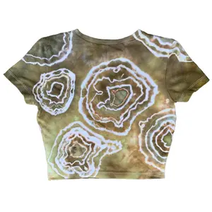 Geode Tie-Dye Crop Top for Women - Junior's Crop Top, Women's Crop Top, Womenswear, Streetwear