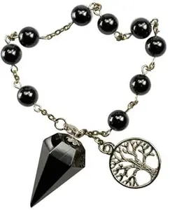 Hematite Pendulum Bracelet Wearable Divination Tool