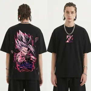 Retro DBZ Gohan Graphic Tee - 90s Anime Streetwear Cotton Summer Shirt