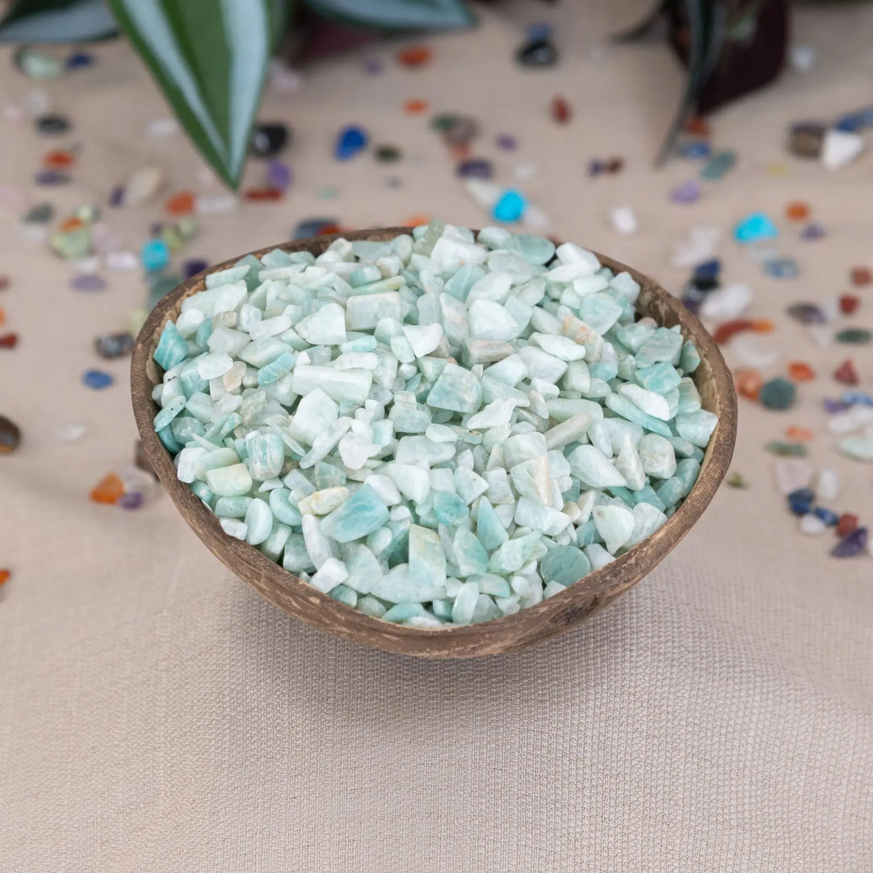 Down To Earth Amazonite Crystal Chips 1lb.