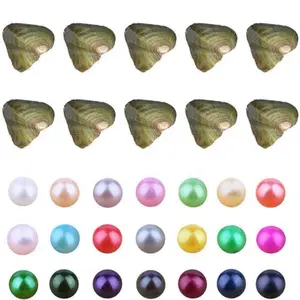 Fresh Water Beautiful vibrant colored Pearls w necklace