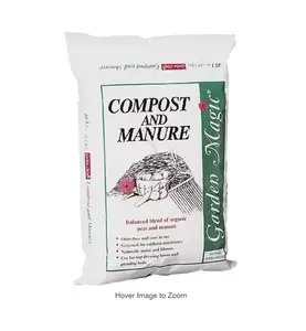Lawn Garden Compost and Manure Blend, 40 Pound Bag (2-Pack)