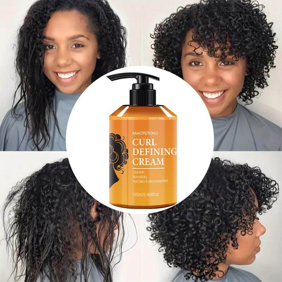 7-in-1 Curl Cream – Moisturizing and Nourishing Formula that Defines Natural Curls, Reduces Frizz, Softens Dry Hair, Enhances Shine and Elasticity, Easy Styling for Smooth and Manageable Curls, Suitable for Men and Women