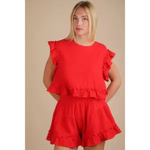 Bold and Beautiful Ruffle Set