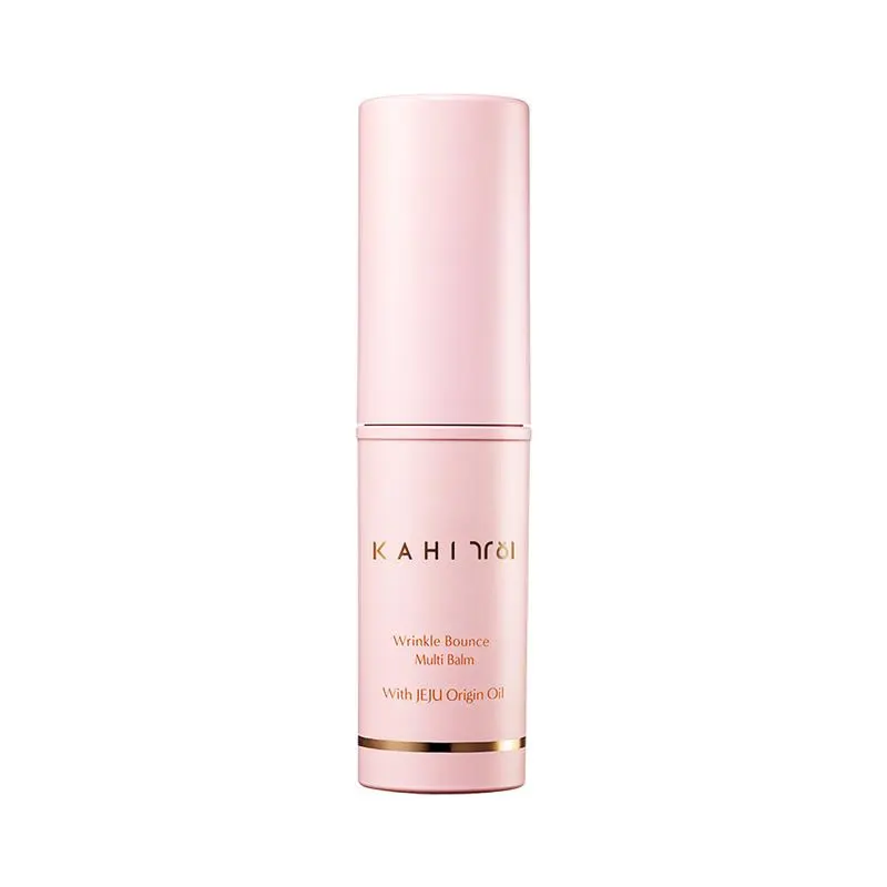KAHI Korean Multi Balm Stick - PDRN Collagen Wrinkle Compact Moisturizer, Travel Size Almond-Infused, Dewy Hydrating Soothing Nourishing Sensitive Skin Repair for Face & Neck, Makeup Base with Salmon Collagen & Jeju Fermented Oil