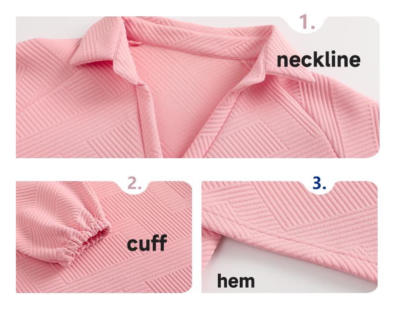 Cozy  Jacquard  V Neck Pullover for Women Oversized Loungewear Top Loose Fit Casual Comfy Sweatsuit for Daily Wear