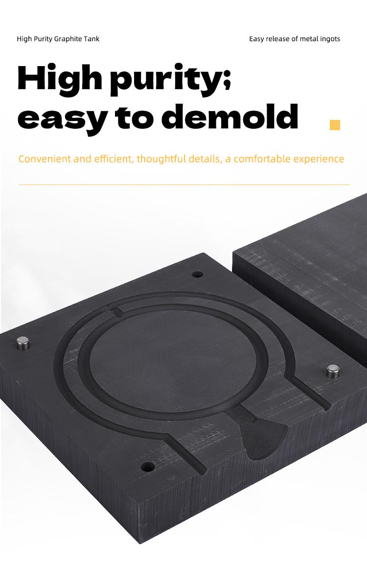 Graphite Bangle Casting Mold – High Temperature Resistant Metal Casting Mold for Gold & Silver Jewelry Making Graphite Bangle Casting Mold – High Temperature Resistant Metal Casting Mold for Gold & Silver Jewelry Making