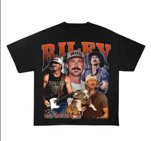 Vintage Retro Riley Greenn Shirt, Vintage Bootleg Graphic Tee, Unisex Cotton Gracphic Shirt, Gift For Women and Man, Menswear Shortsleeve Streetwear