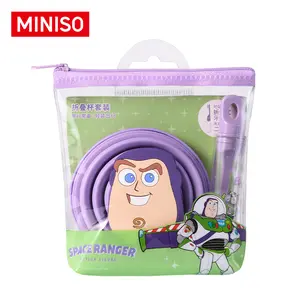 MINISO x Disney Toy Story Buzz Lightyear Toiletry Set - Cute Bathroom Tumbler & Travel Wash Bag Organizer Kit for Travel, Gym Use