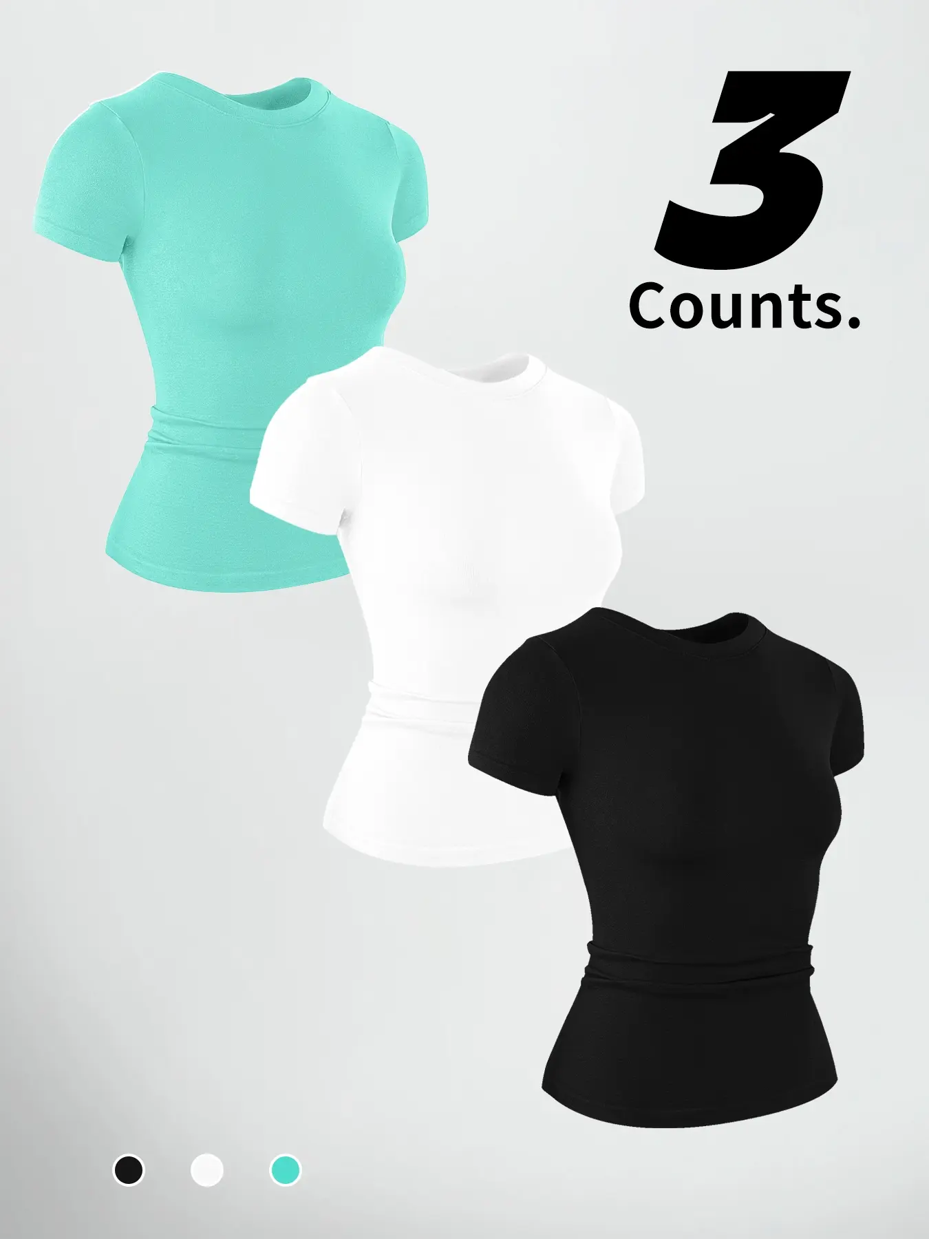 Women's Sporty Short Sleeve Round Neck T-Shirt, Athletic Breathable Quick-Dry Lightweight Top for Yoga Running Fitness Gym Wear Sweat Wicking Breathable Yoga Tops, Fitness Shirts, Fitness Clothes, Fitness Apparel