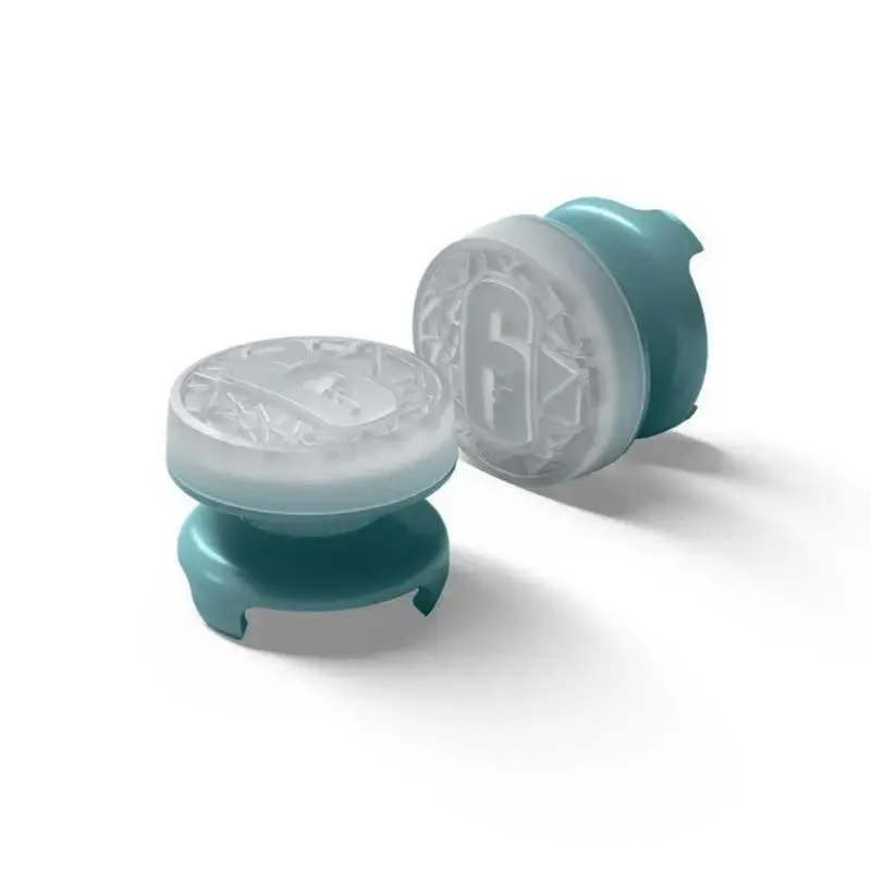 R6 Siege Ice 6 Anti-Slip Comfortable Thumbstick Grips - Multi-Platform Gaming Accessories for PS5, PS4, Xbox X/S, Xbox 1 Controllers, PS5 Console Accessory