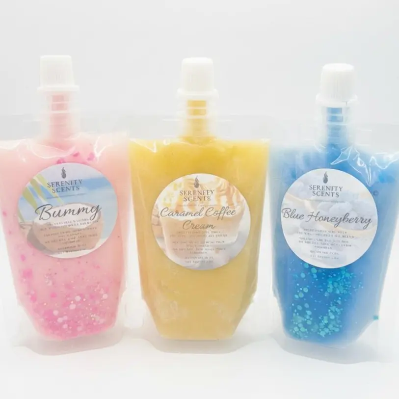 Triple Scented Squeezable Wax Melts - Made with Soy Wax and Coconut Oil, Net Weight 4oz - Candle Aroma Fragrance