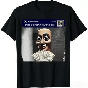Tung Tung Tung DoorbellMeme Everyday Casual Graphic T-Shirt