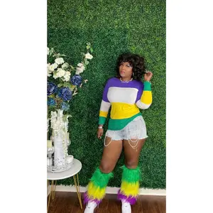 CARNIVAL QUEEN LONG SLEEVE Tunic Top/Dress