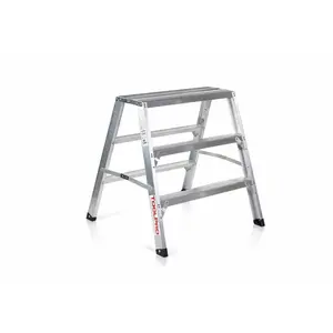 ToolPro 3 ft. Aluminum Flat-Top Sawhorse Ladder