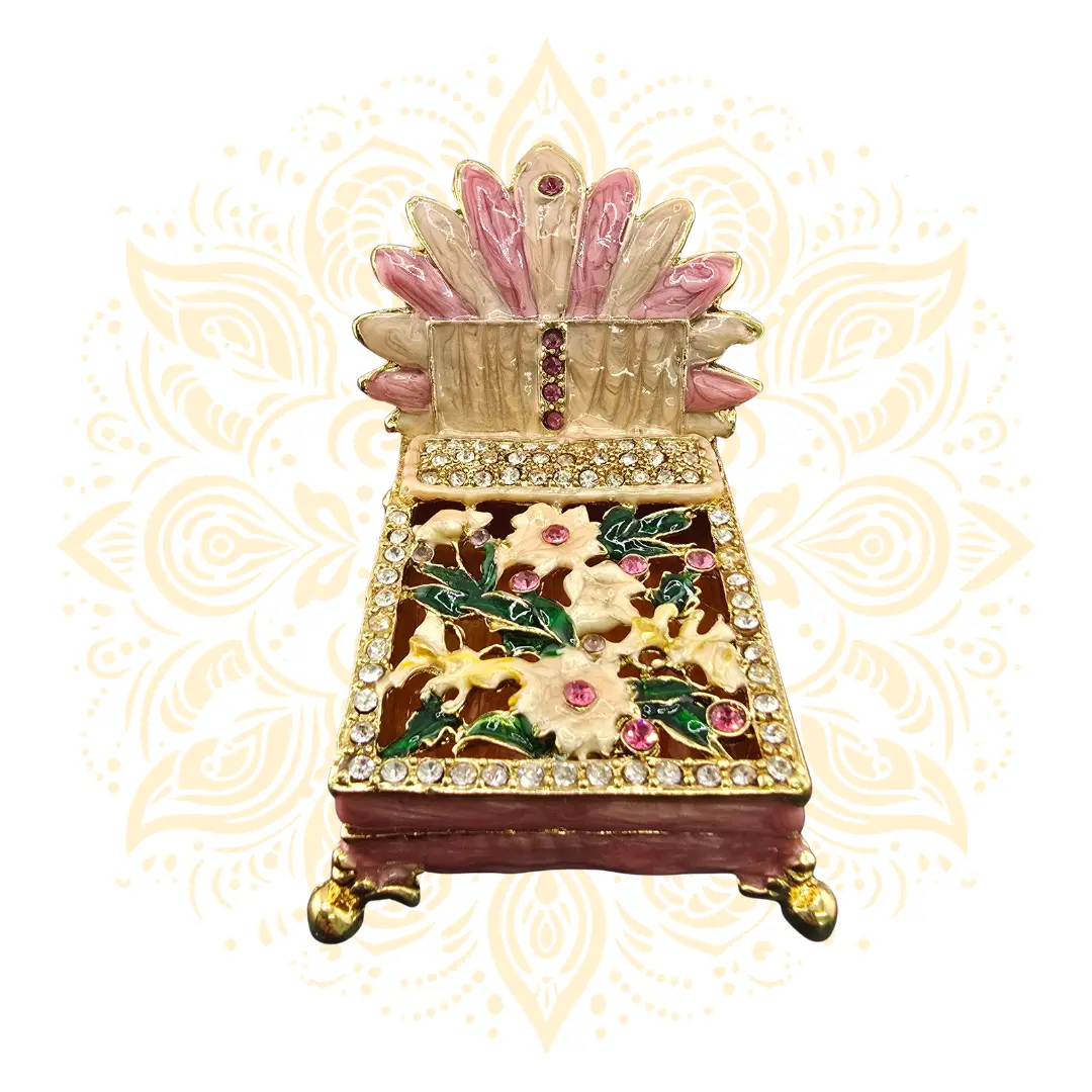 Bed Shaped Trinket Box Decorative Keepsake Box