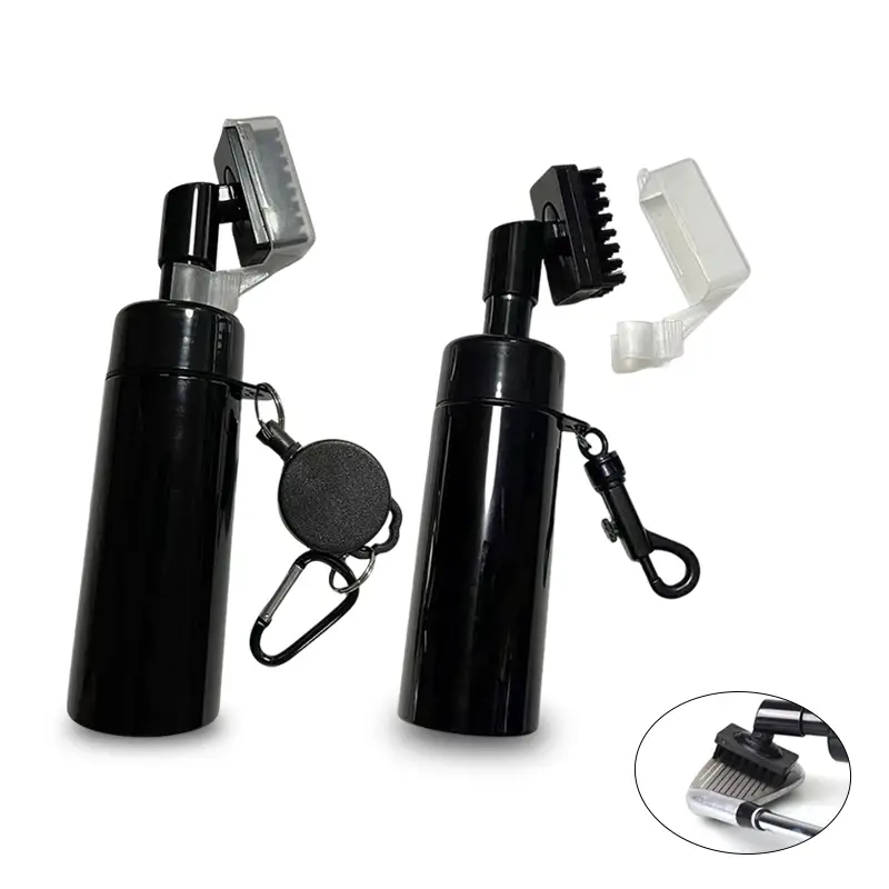 2 in 1 Golf Club Cleaning Brush with Water Spray Bottle, 1 Count Portable Golf Club Cleaning Tool, Professional Golf Accessories for Home & Outdoor