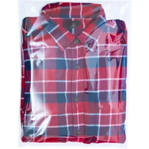 50 Count 12x16 Inch Clear Cellophane Plastic Bags, Resealable Self-Sealing Cello Bags  for Packaging Clothing, Shirts, Decorative Wrappers, Party Favors, Artwork and More