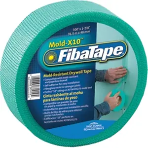 212 MAIN Green Mold-Resistant Self-Adhesive Mesh Joint Tape - Anti-Microbe Mesh Tape, 1.87 in. x 300 ft. Roll (1.87x300ft)