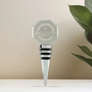 Bitches Against Bullshit Wine Stopper - Crystal- Engraved