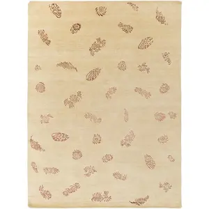 Yellow Premium Thick Wool Rug - Clearance