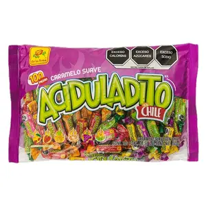 ACIDULADITO DULCE - Sweet & Sour Chewy Candy With Chili, Assorted Artificial Flavors / 100 pieces /