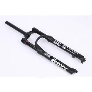 EPXX/FEPER MTB Air Suspension Fork, 26/27.5/29" 100mm Travel, Straight Steerer, Remote Lockout, Black, 1669g