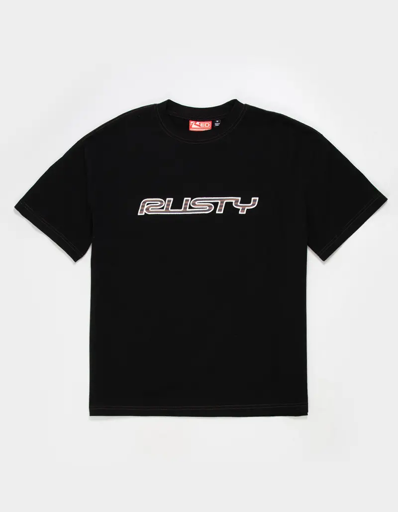 RUSTY Lay Low Mens Crop Tee