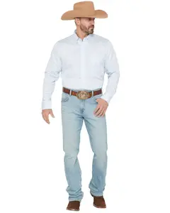 Wrangler Men's Retro Wrt20 Fallon Light Wash Relaxed Bootcut Stretch Denim Jeans - 112378843