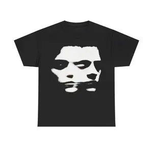 Y2K 90s 2Face Echo Hip-Hop T-Shirt - HeawyCotton Retro Rap Graphic Tee for Men Casual Menswear