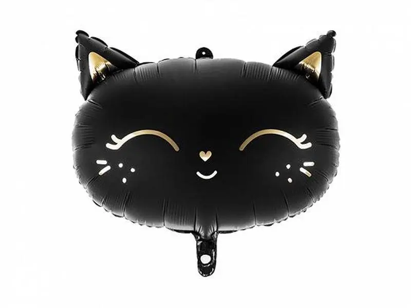 BLACK CAT FACE BALLOON
