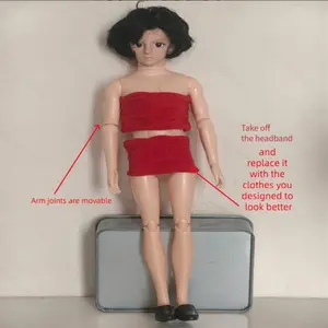 New Men's Doll Wedding Car Decoration, Handmade Custom Clothing, Time-Wasting Craft, Replaceable Hair Tie, Gift Item
