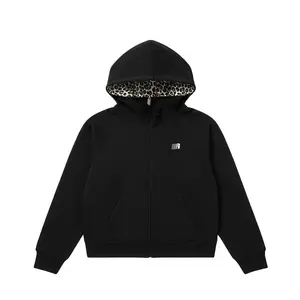 FDR Big Hood Leopard Print High Neck Unisex Hoodie