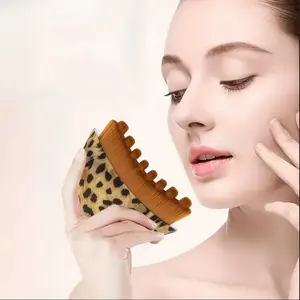 Lymph Contour Facial Brush for Jawline and Chin Shaping, Dry Brush Massager for Lymph Drainage and Face Fatigue Relief, Ergonomic Design, Jawline Shaper, Facial Tools