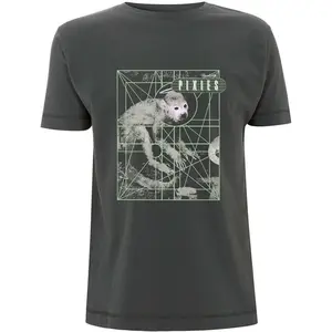 Pixies Doolittle Grey T-Shirt Cotton Fabric Menswear