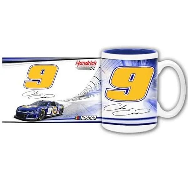 Sparta Pewter Chase Elliott #9 NASCAR 2024 Colored Interior 15 oz  Sublimated Coffee Mug - TikTok Shop