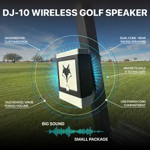 DJ-10 Golf Speaker - Audio & Bluetooth Speaker DJ-10 Golf Speaker - Audio & Bluetooth Speaker