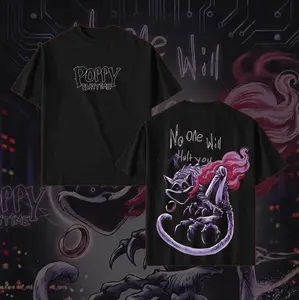 CatNap Poppy Playtime T-Shirt Double Printed Unisex Acid Lightweight Cotton T-Shirt, CatNap Shirt, Indie Horror Game Shirt